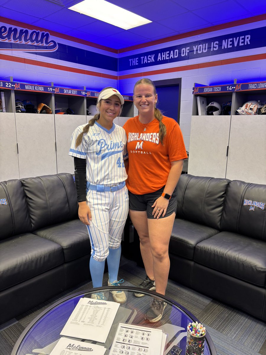 After a great conversation with <a href="/CoachBerry33/">Chris Berry</a> <a href="/CoachJ_22/">Jessica Smith</a> <a href="/julia_herzinger/">juju</a>, I’m excited to announce I have received an offer from  <a href="/McLennan_SB/">McLennan Softball</a>!! Thank you for a great camp today, it was so much fun!

<a href="/ar_prime_sb/">ARPrimeSB</a> 
<a href="/LadyCardinalSB/">Farmington Softball</a>