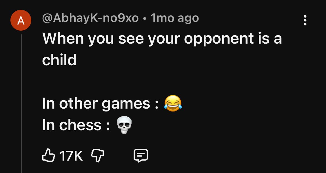 Chess is something different