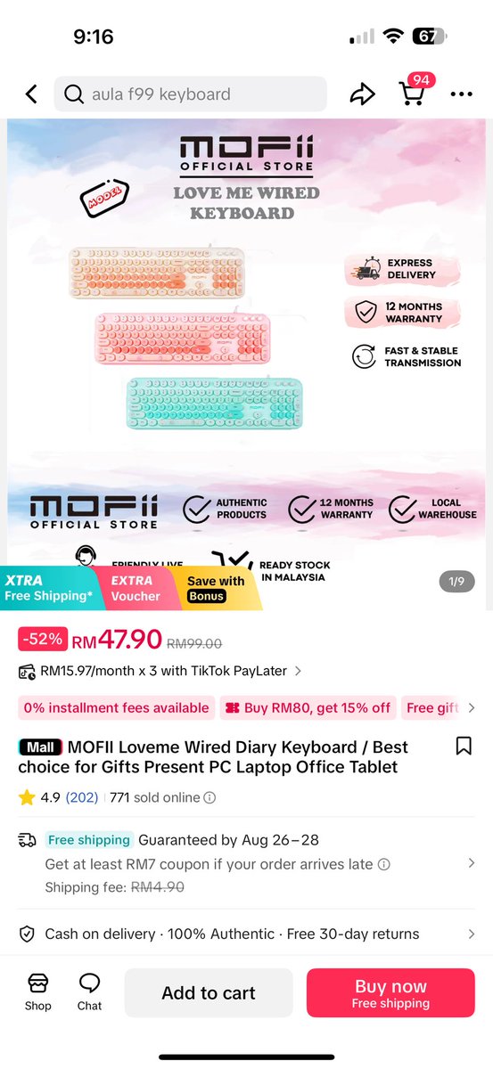 saliana__'s tweet photo. Nak letgo wired keyboard baru tak pernah pakai lagi kecuali mouse dan mousepad je pakai.. haritu beli keyboard nya rosak, cs ganti baru tapi sis tak berkenan pulak sebab macam besar sgt kat meja.. nak jual 40 je.. pickup skudai pos pun boleh la.. https://t.co/M3zYjhRXLF
