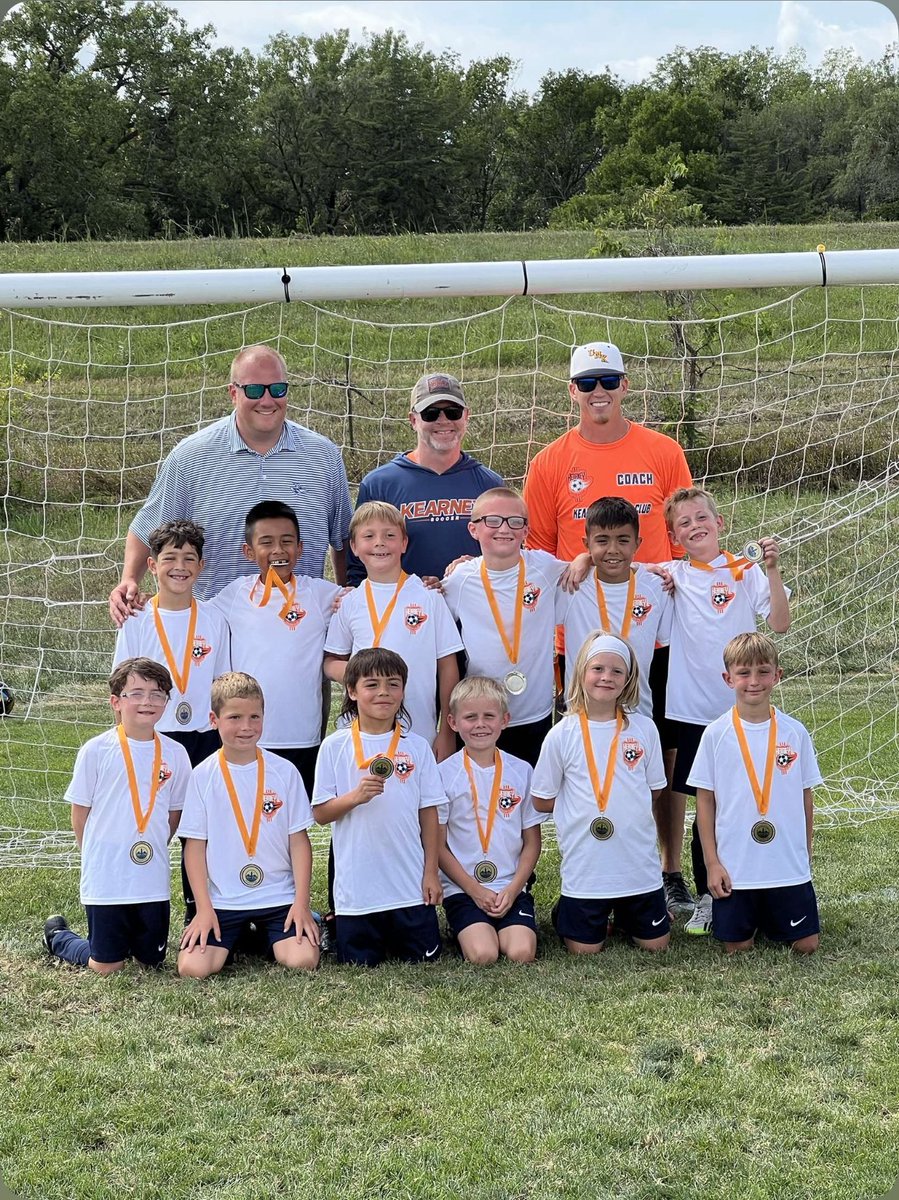 KearneyNESoccer's tweet image. U9 Boys at their first tournament: step on the field → instantly undefeated energy 😤⚽️ First tournament. First win. Star City Fall Classic = handled. 🏆 #BuiltDifferent #StarCityClassic #kearneynebraska #KSC #fromgrassrootstogreatness