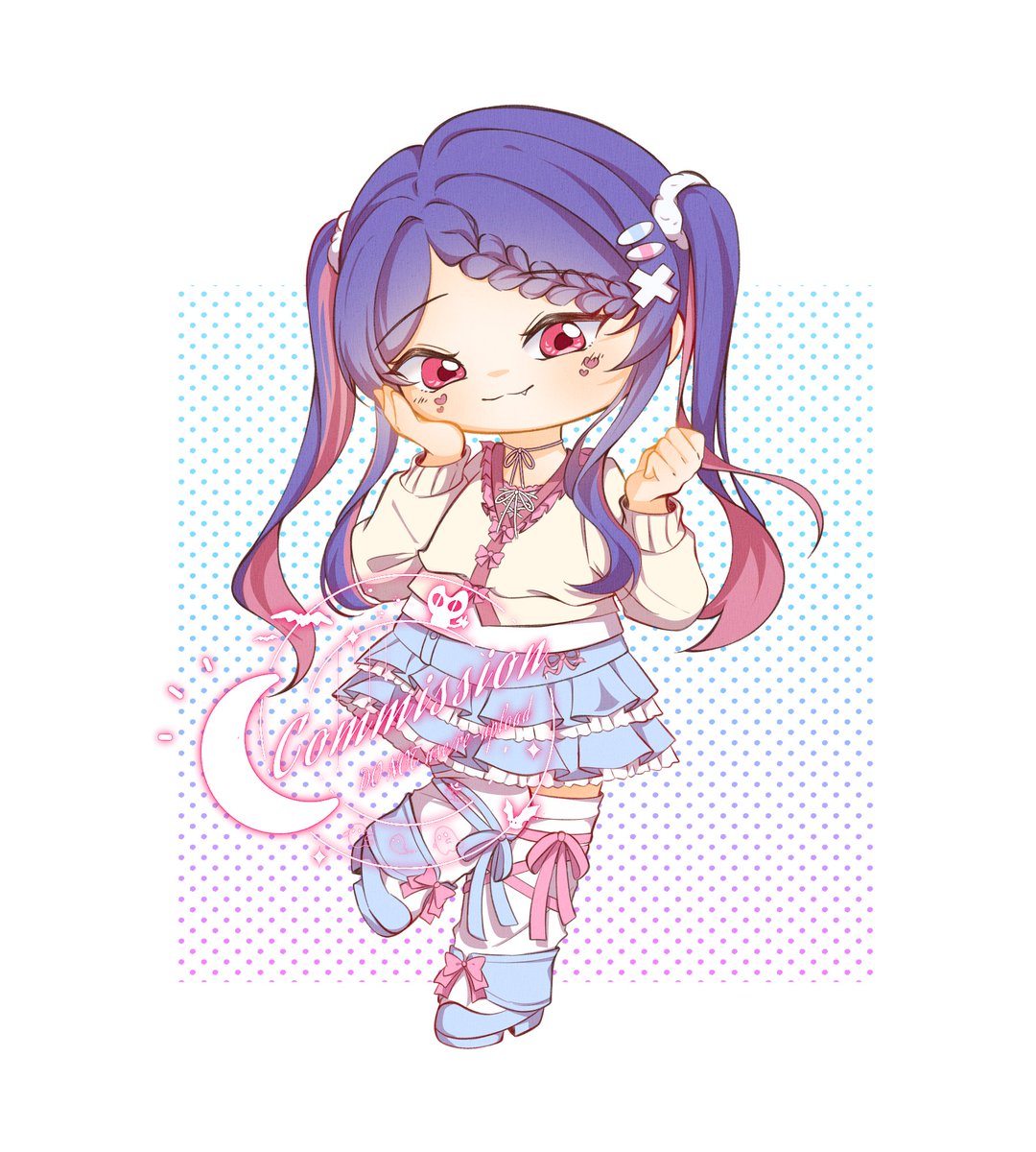 _Moonlight_tin_'s tweet photo. Thank you very much for commission me!(≧▽≦)
Commission for Cecilia &amp; Aiseka ( ꈍᴗꈍ)

Are you interested in this commission too? This is the order link ^^
https://t.co/8FnKmDIUtE

#VGen #Commission #VGenComms #VGenComm #wts https://t.co/89GeVkSPZY