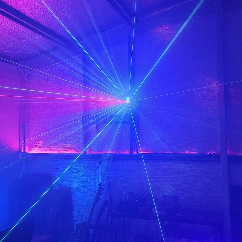 SuperMagicHats's tweet photo. NB thanks to the people who supported Belong on Bandcamp.  We invested that money back into a lazer for our studio. https://t.co/hg0IZP1zt8