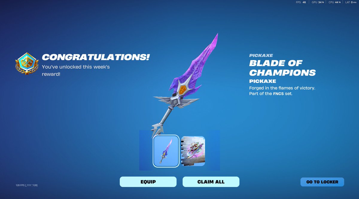 scrxppy1x's tweet image. got the pickaxe with @ModernZay @VistaESPGGs