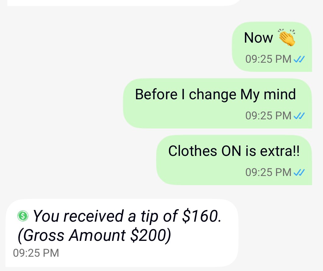 Oh you want a call with clothes on and no kink? That’ll be $200 extra ~ protecting you from My seductress ways must come at a cost

Now let’s see… how holy can you stay with Me fully clothed 🤭