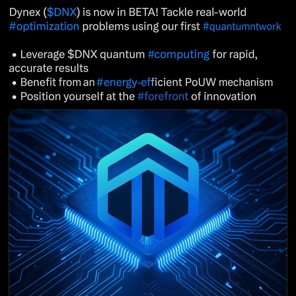 🚀 What if you could invest in the “NVIDIA of Quantum” before the world caught on?

That’s $DNX:

🧠 Neuromorphic Quantum Computing — live TODAY on GPUs
⚡ Room-temp qubits → no cryo labs, no billion-$ overheads
🌍 Real use cases: Pharma, AI, logistics, motorsport
🔥 Market Cap: