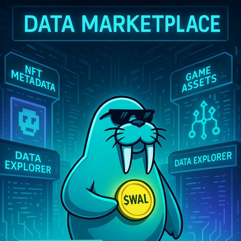 Keng (@kengdaica) on Twitter photo The idea of <a href="/WalrusProtocol/">Walrus 🦭/acc</a> as just “storage” is about to expire. With the Data Marketplace test launch, every dataset from NFT metadata to AI training sets can be traded in a decentralized way, with $WAL as the medium.
That is a fundamental shift. It transforms storage from a The idea of <a href="/WalrusProtocol/">Walrus 🦭/acc</a> as just “storage” is about to expire. With the Data Marketplace test launch, every dataset from NFT metadata to AI training sets can be traded in a decentralized way, with $WAL as the medium.
That is a fundamental shift. It transforms storage from a