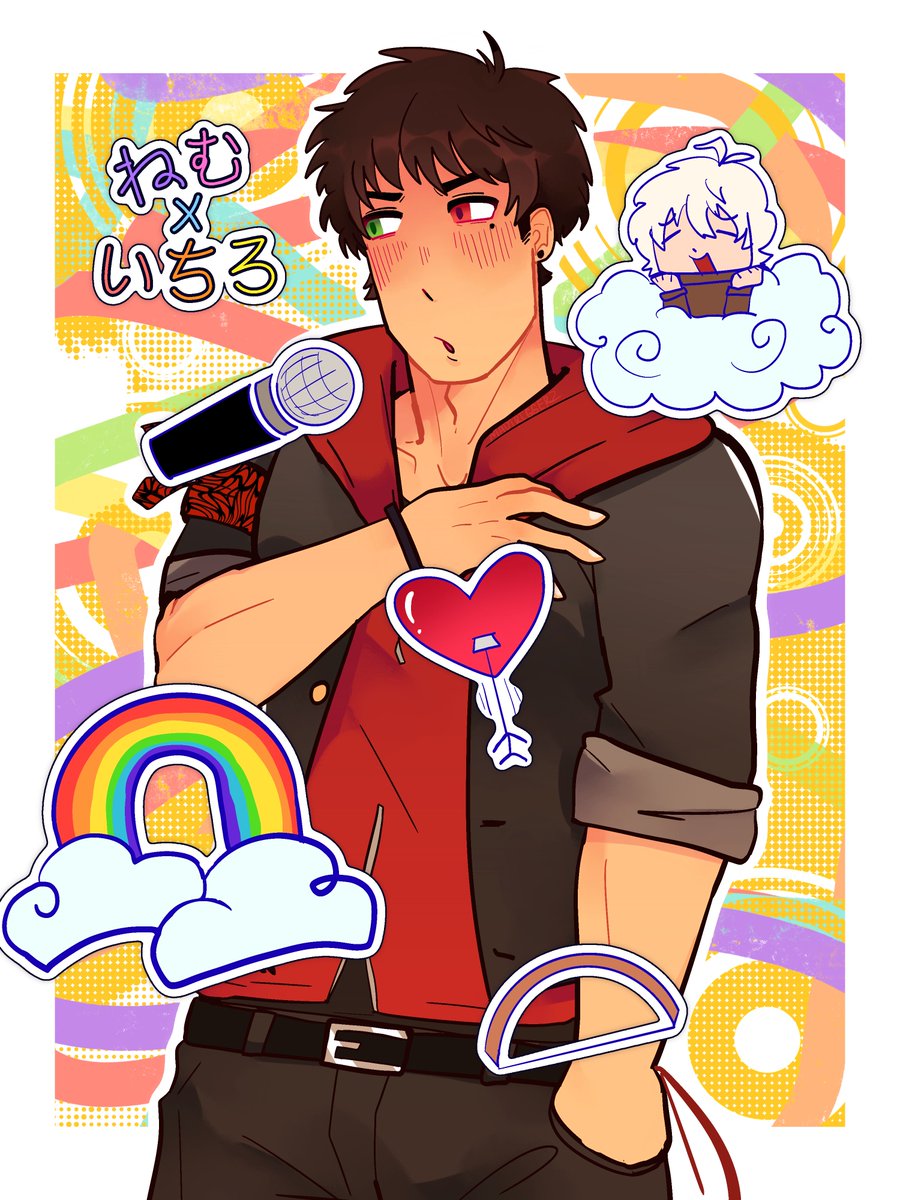 MADTRIGGERZ's tweet image. ichinemu time yay! (redraw of a redraw)

#hypmic #ヒプマイ