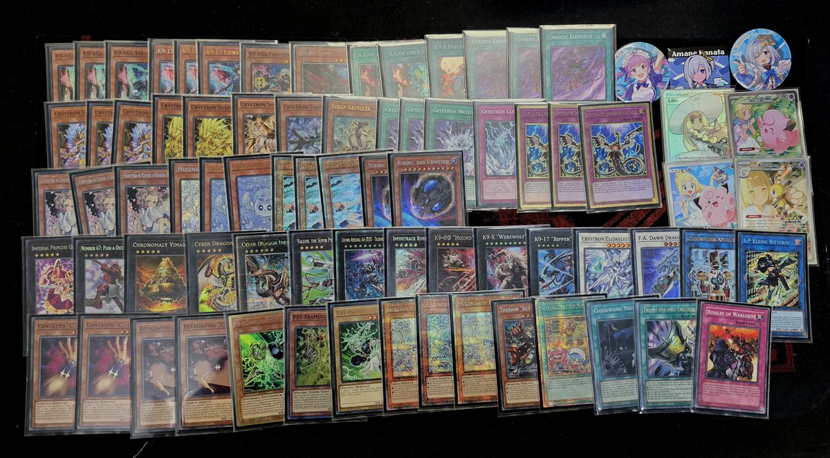 Playing YGO again, havent rlly played since YCS Sacramento. 

14th at Houston regs 7-2. R1 loss to them cutting reg early, then won 7 in a row and bricked twice r9 xd.

Crystron is the bdif. Made Smasher 100% of games I went 1st with a jokul, and about half the games I went 2nd