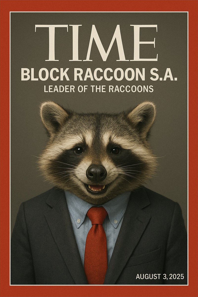 <a href="/Bancrypto__/">Ban</a> <a href="/Ga__ke/">gake</a> <a href="/traderpow/">pow🧲</a> <a href="/Cupseyy/">Cupsey</a> <a href="/orangie/">orangie</a> Just the COO of <a href="/BlockRacc/">BlockRacc</a> 

First Raccoon to take over a company is a pretty impressive accomplishment.