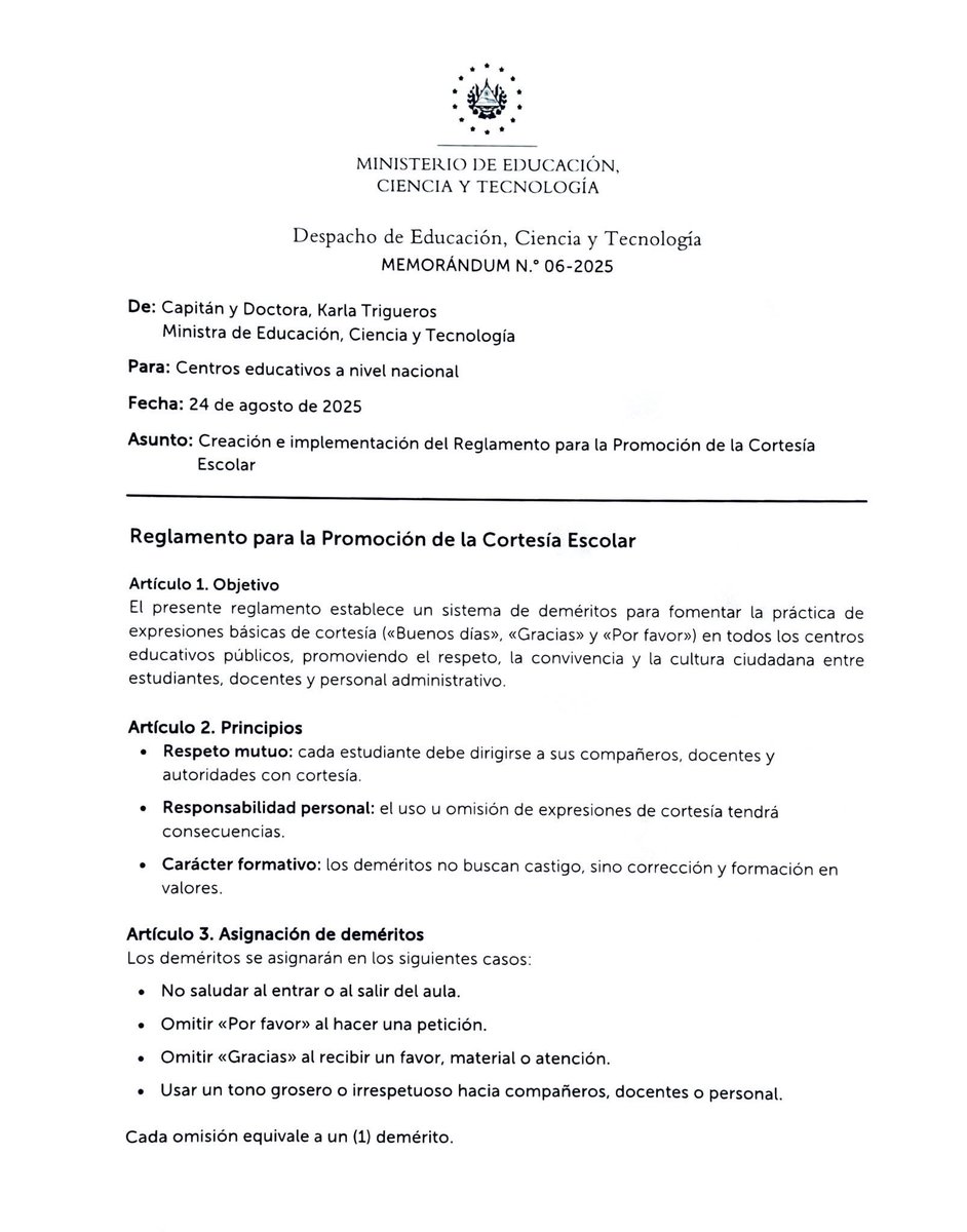 OlmanTrip's tweet photo. Ser cortes, saludar, pedir permiso, dar las gracias son cosas básicas que se deben aprender en casa pero debido a la falta de educación de algunos padres, está bien que en los centros educativos se pongan en practica, y no, NO ES MILITARIZACIÓN como muchos lo quieren hacer creer. https://t.co/46zfBrcdwr