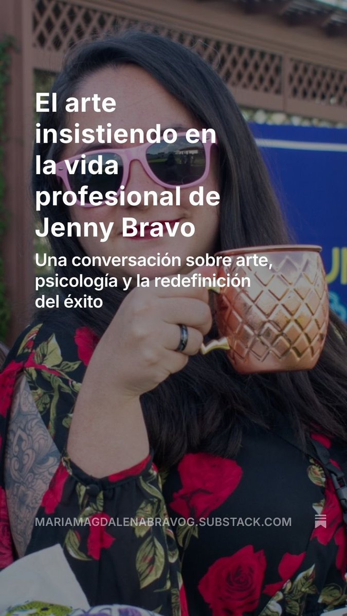 Un nuevo diálogo sobre elecciones profesionales 👇 
Conoce esta historia 👇 

open.substack.com/pub/mariamagda…