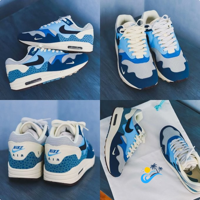 Custom Seashore 🌊 sneaks for the boss man. So wavy. Thank you, <a href="/Nike/">Nike</a>.