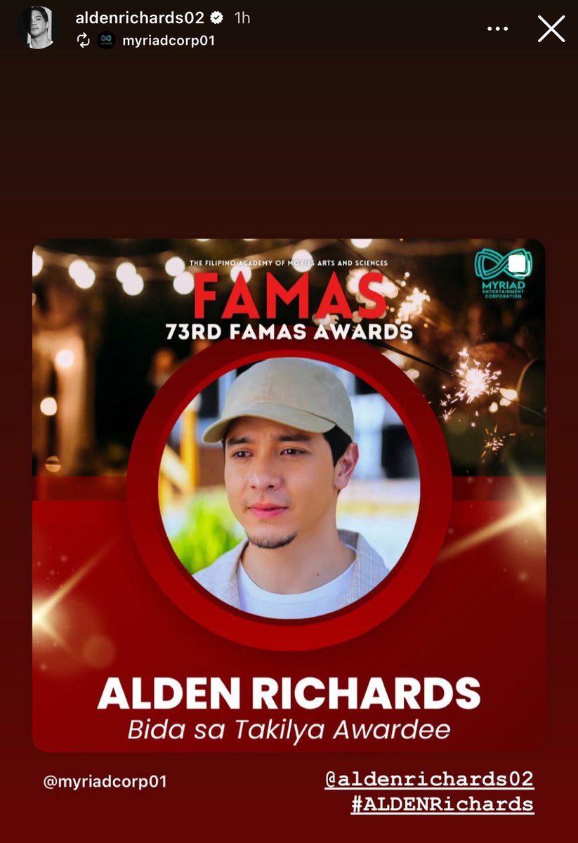 ALDEN Trendsetter OFFICIAL (@aldentrendsofc) on Twitter photo Good morning, 37th PMPC Star Awards for TV Awardee and CEO ALDEN! 🥰
Have a great Monday! ☺️
<a href="/aldenrichards02/">Alden Richards</a>
#ALDENRichards Good morning, 37th PMPC Star Awards for TV Awardee and CEO ALDEN! 🥰
Have a great Monday! ☺️
<a href="/aldenrichards02/">Alden Richards</a>
#ALDENRichards