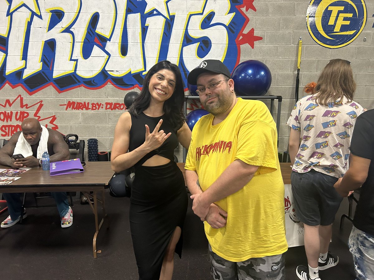 Awesome <a href="/DestinyWrestle/">Destiny Wrestling</a> ring announcer <a href="/SamLeterna/">Sam Leterna</a> (who’s also SUPER nice)