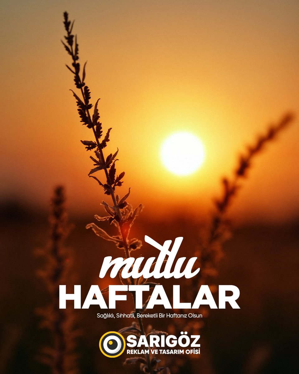 ✨ Mutlu Haftalar! 🌿
Yeni haftanın; sağlık, huzur, mutluluk ve bolca başarı getirmesi dileğiyle… 💛
Her yeni gün, yeni umutlar ve güzel başlangıçlar demektir! 🌸
Pozitif enerjinizi koruyun, hedeflerinize odaklanın ve haftanın tadını çıkarın. 🌞
#MutluHaftalar #YeniHaftaYeni