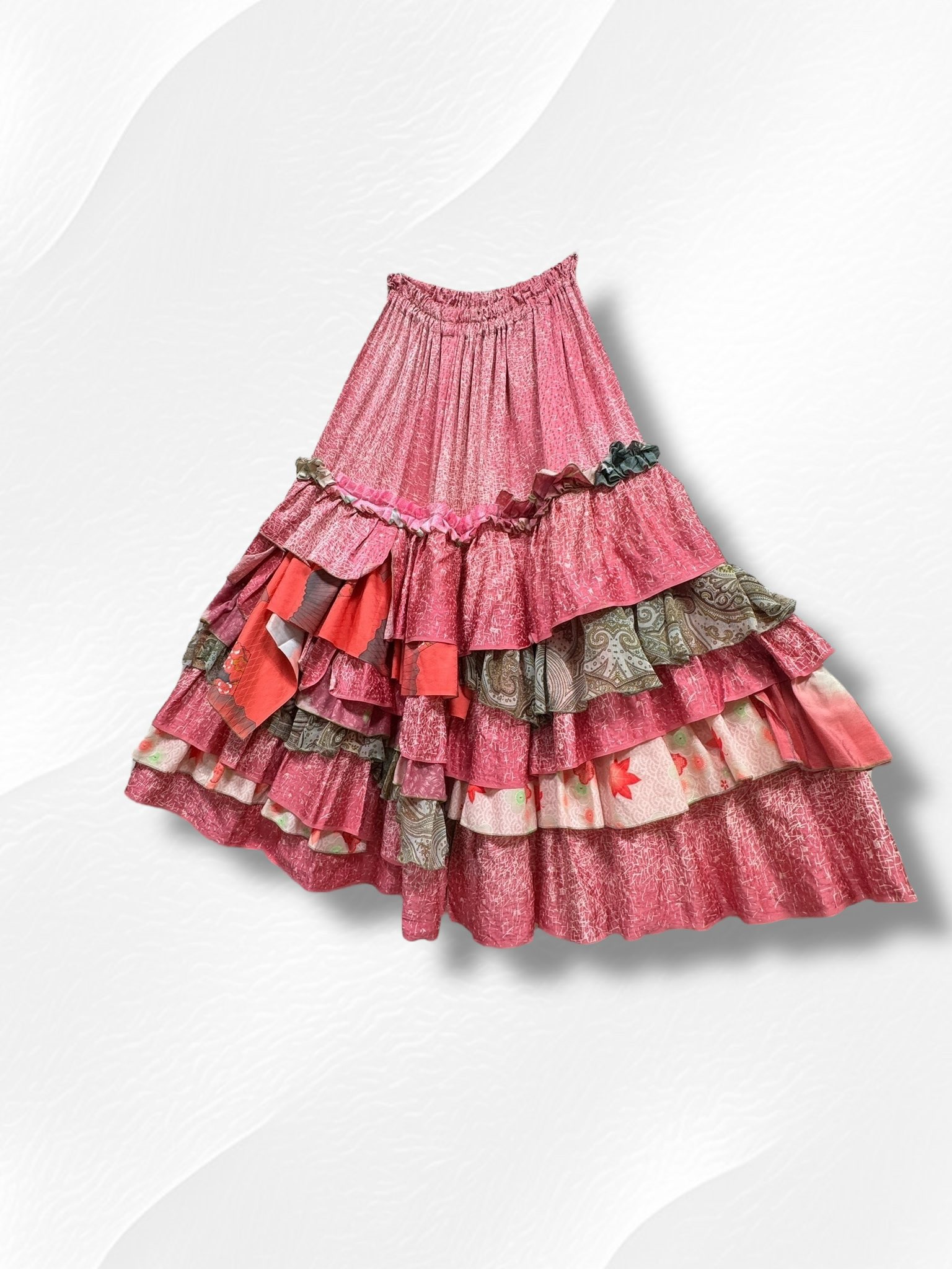 164★上質正絹綺麗色お着物12枚まとめ売り★リメイクワンピース/洋服スカート★ 和洋折衷 着物 リメイク ワンピース ドレス 名古屋帯サッシュ
