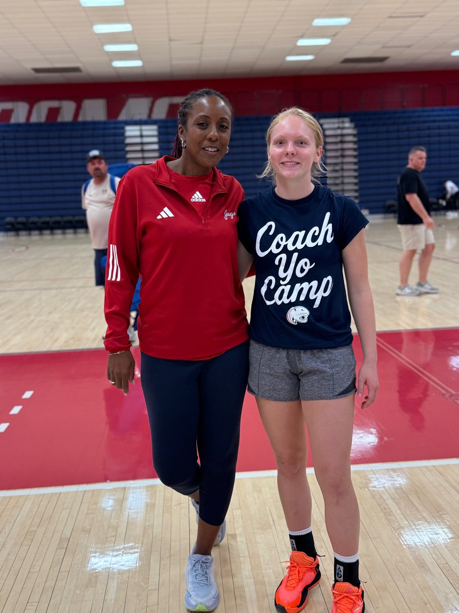 Ella Copeland 2027 (@ecopeland_2027) on Twitter photo I had more than THE BEST time at South Alabama Womenโs Elite Camp! Coach Yo and Coach E made me feel like I was at home. Thanks Coach E for the campus tour after camp! Looking forward to watching the Jags play this year. <a href="/CoachPitt_/">Eryc Pittman</a> <a href="/YolishaJ/">Yolisha Jackson</a> <a href="/SouthAlabamaWBB/">South Alabama Women's Basketball ๐</a> I had more than THE BEST time at South Alabama Womenโs Elite Camp! Coach Yo and Coach E made me feel like I was at home. Thanks Coach E for the campus tour after camp! Looking forward to watching the Jags play this year. <a href="/CoachPitt_/">Eryc Pittman</a> <a href="/YolishaJ/">Yolisha Jackson</a> <a href="/SouthAlabamaWBB/">South Alabama Women's Basketball ๐</a>