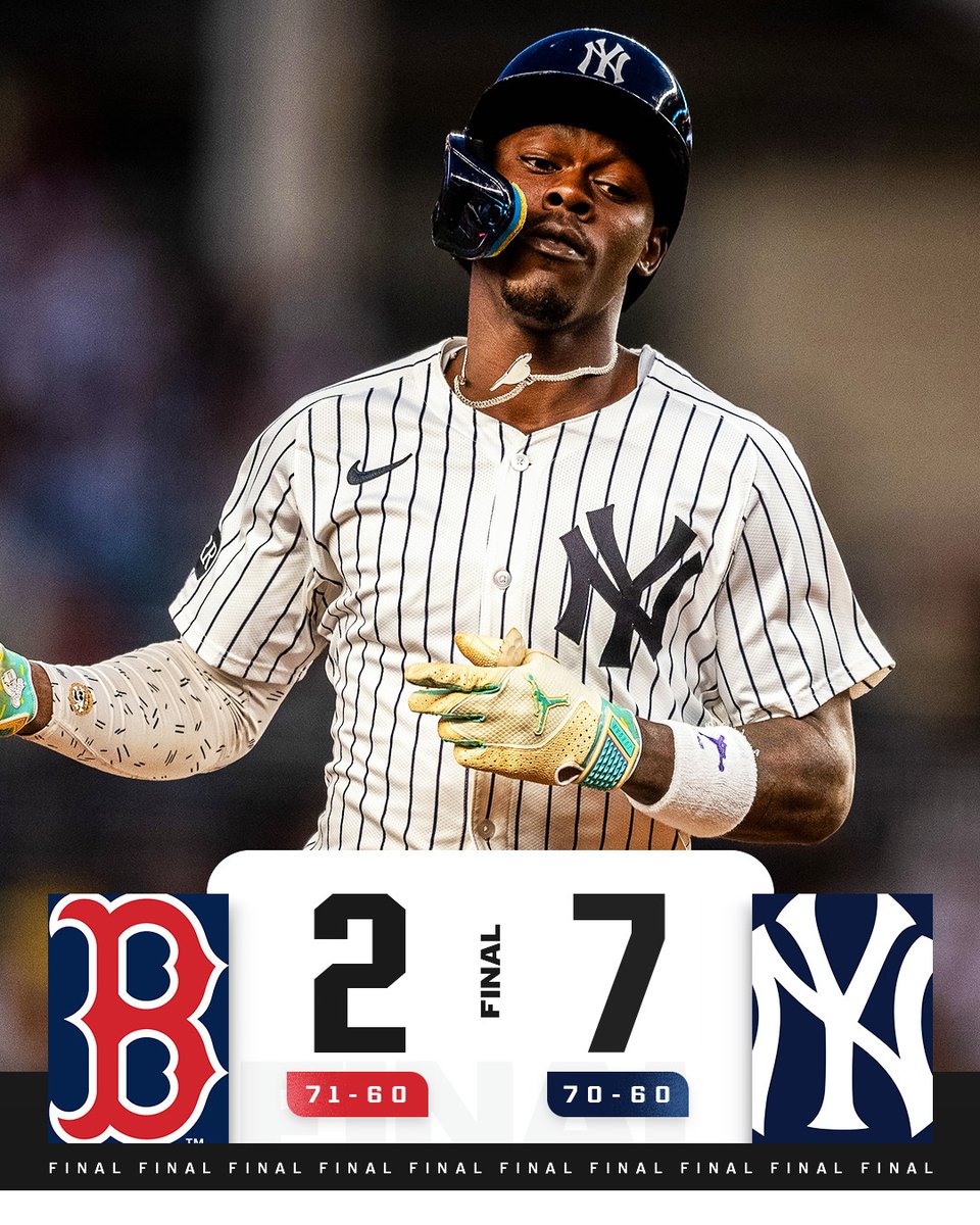 Jazz Chisholm Jr. and Trent Grisham hit 2 home runs each as the <a href="/Yankees/">New York Yankees</a> avoid the sweep at home on #SundayNightBaseball.