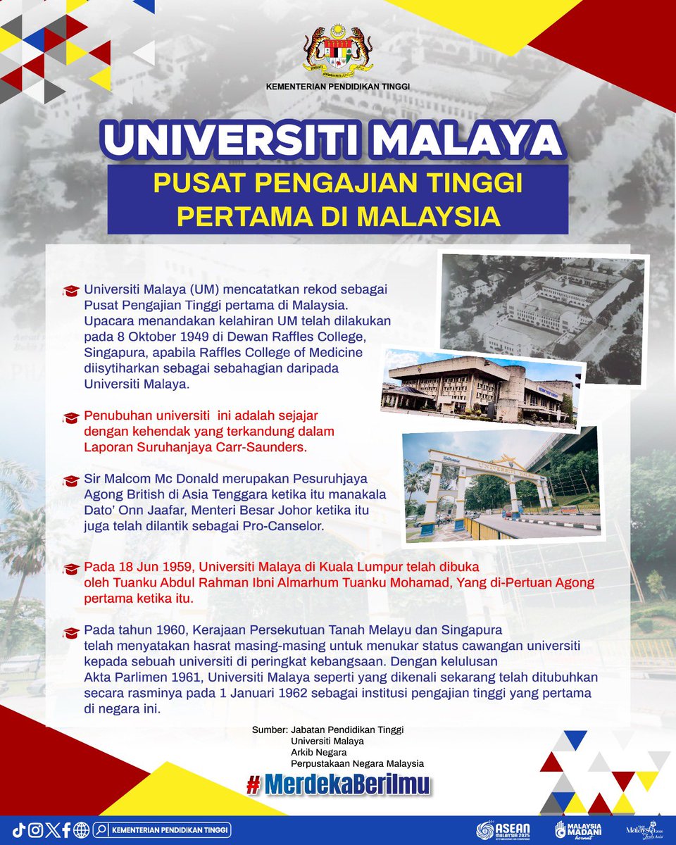 Kementerian Pendidikan Tinggi (@moheofficial) on Twitter photo #MerdekaBerilmu
UNIVERSITI MALAYA : UNIVERSITI PERTAMA, LEGASI ILMU BANGSAπ
Baca lanjut di : facebook.com/share/p/1C5PoUβ¦
<a href="/ZambryOfficial/">Zambry Abd Kadir</a> <a href="/MustaphaSakmud_/">MustaphaSakmud</a>
#RancakkanMADANI
#MADANIbekerja
#MalaysiaMADANI #MerdekaBerilmu
UNIVERSITI MALAYA : UNIVERSITI PERTAMA, LEGASI ILMU BANGSAπ
Baca lanjut di : facebook.com/share/p/1C5PoUβ¦
<a href="/ZambryOfficial/">Zambry Abd Kadir</a> <a href="/MustaphaSakmud_/">MustaphaSakmud</a>
#RancakkanMADANI
#MADANIbekerja
#MalaysiaMADANI