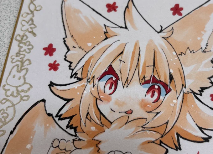 縁取りともうひと塗り
