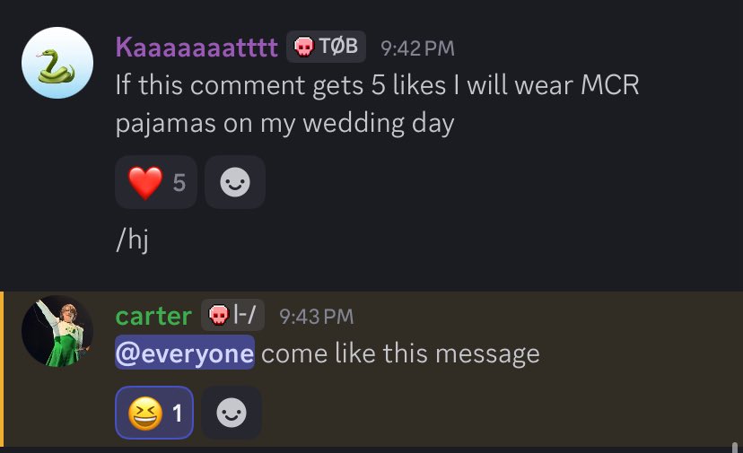 Alrighty folks guess who's getting MCR pajamas for her wedding day!!!! <a href="/vinyltism/">carter</a>