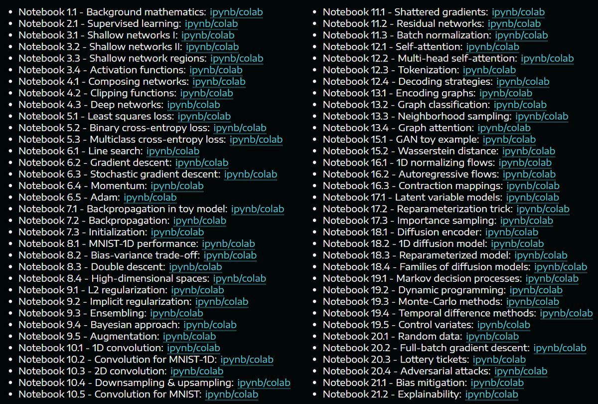 victor_explore's tweet image. 🔥FREE Google Colab notebooks to implement every Machine Learning Model from Scratch. Link in comment.