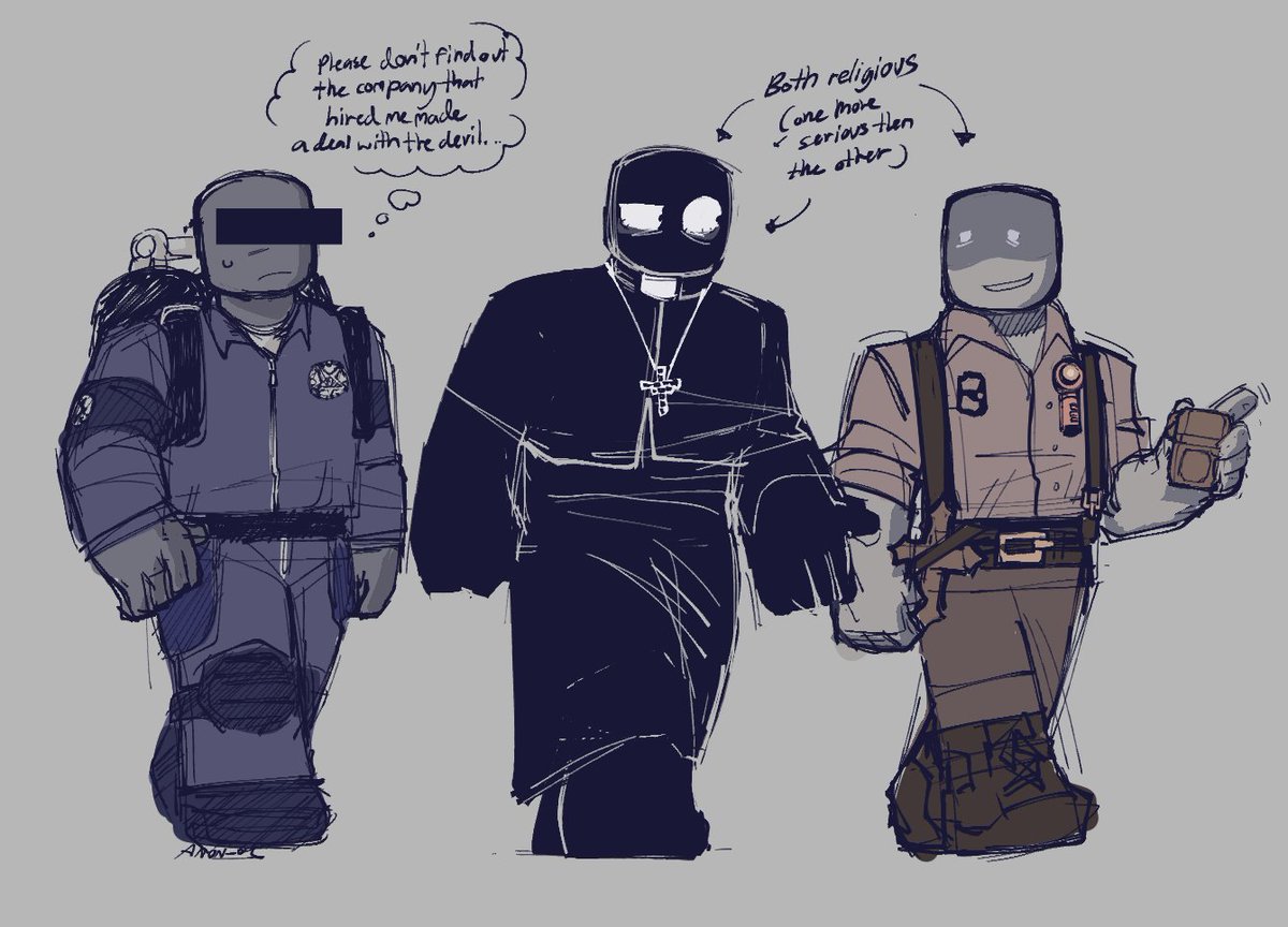 anonphighting's tweet image. Ah the trio 
#pressureroblox #doorsroblox #graceroblox