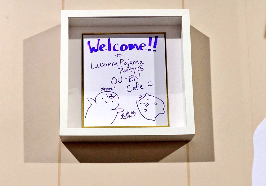 I checked with the store and got the okay to share these photos today, so I'm sharing them here.🥹🙏❤️

#OUENCAFE