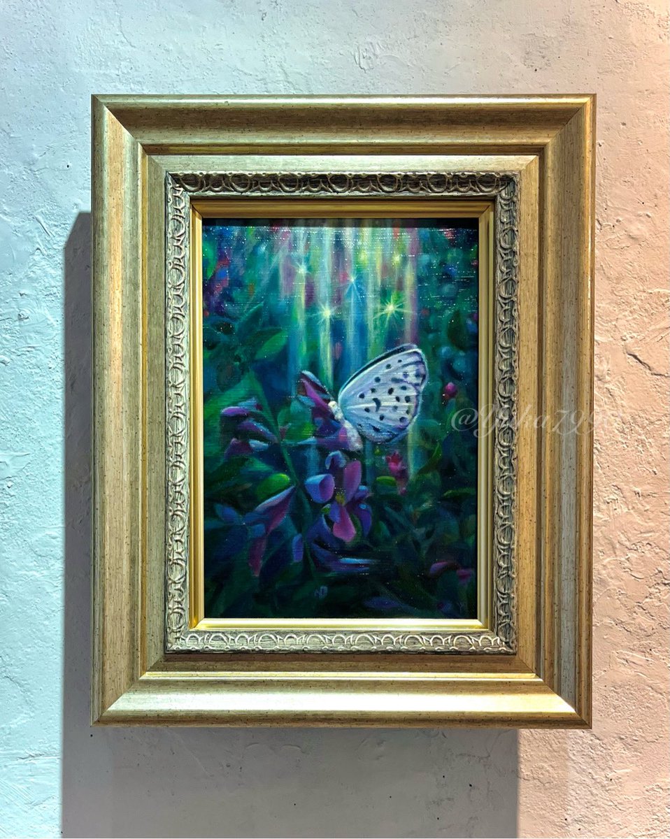 絵画 A. Fiocon ゴリラと蝶の絵画 額絵 画家 アトリエ ヤマダ 本物 絵画 A. Fiocon ゴリラと蝶の絵画 額絵 画家 アトリエ ヤマダ 本物