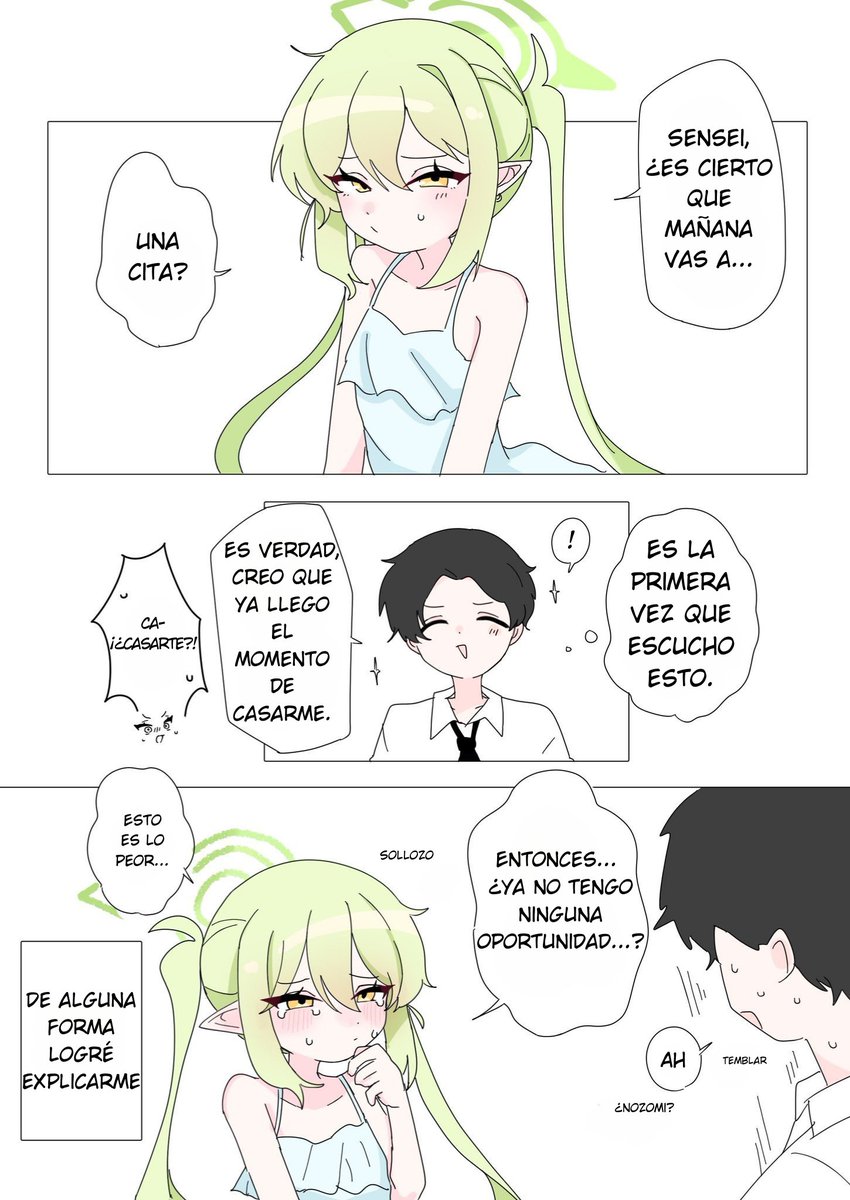 FideosCastros's tweet photo. Malentendido con Nozomi.
Artista: blowfish100
#BlueArchive #BlueArchiveEsp https://t.co/JWaoozOFAf