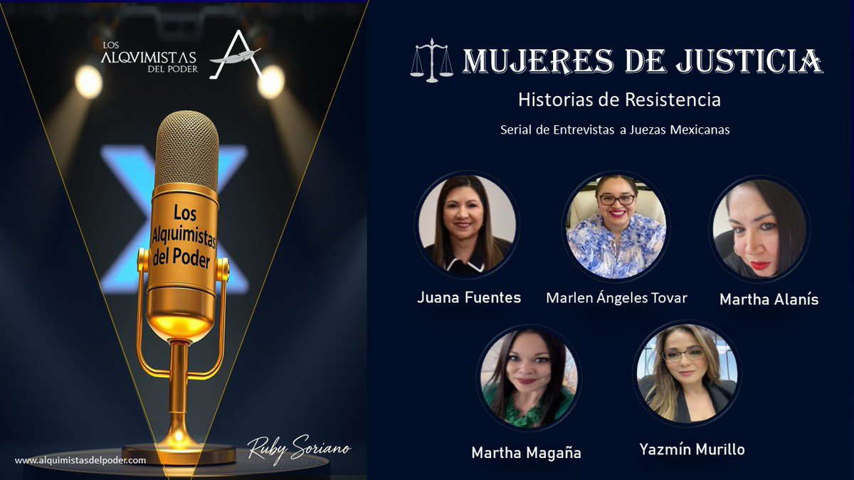 💢Mañana estaremos publicando la tercera entrevista de este Serial de 5 entrevistas con Juezas, al que hemos titulado: Mujeres de Justicia, historias de resistencia. 
💢Los invito a que lean estas historias desde el lado más humano, de las mujeres que estuvieron en la primera