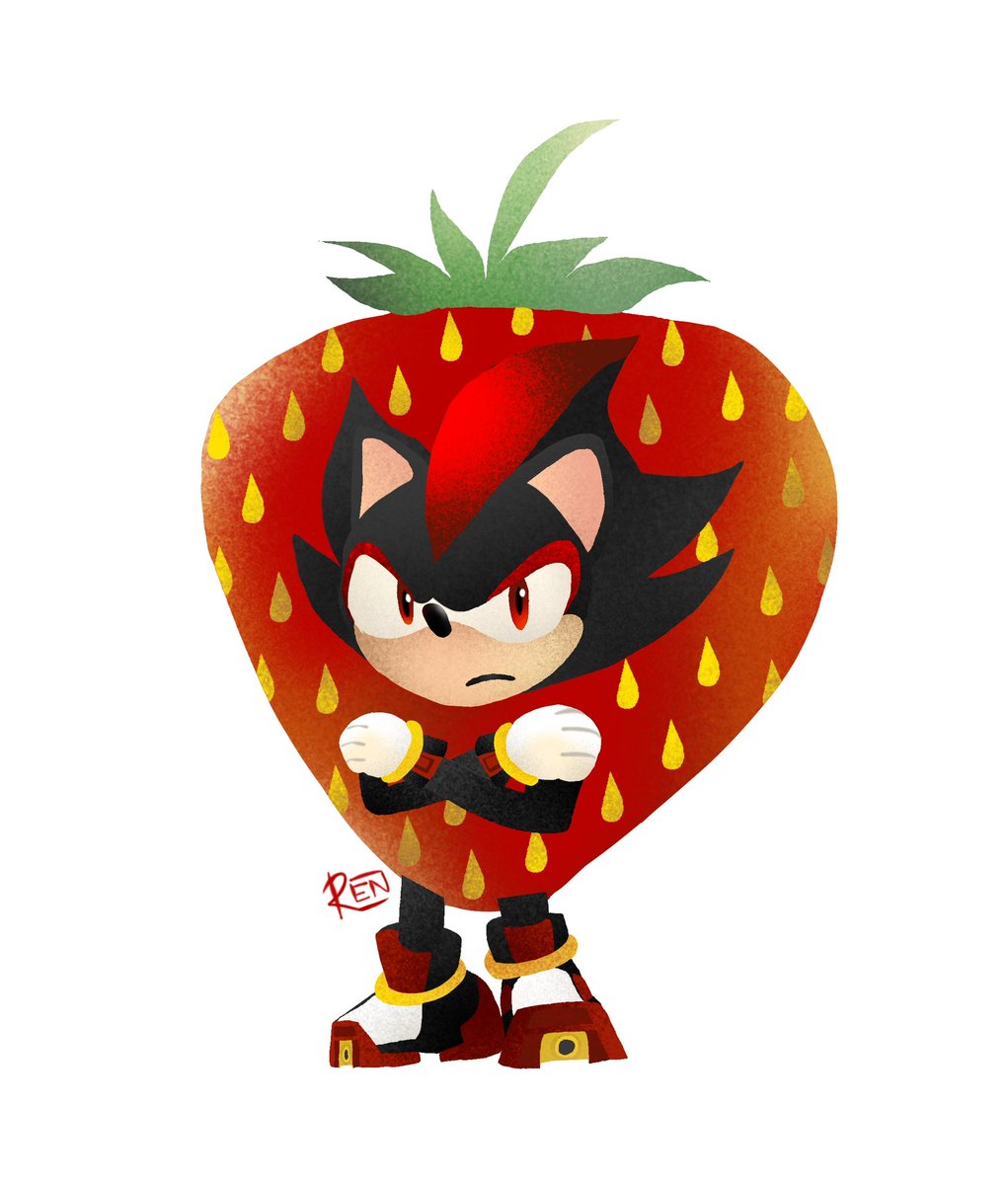 luvrren's tweet photo. Strawberry shadow ~🍓 ≽^•⩊•^≼

#ShadowTheHedgehog #shadowfanart #sonicart https://t.co/jGHo0cXYkE