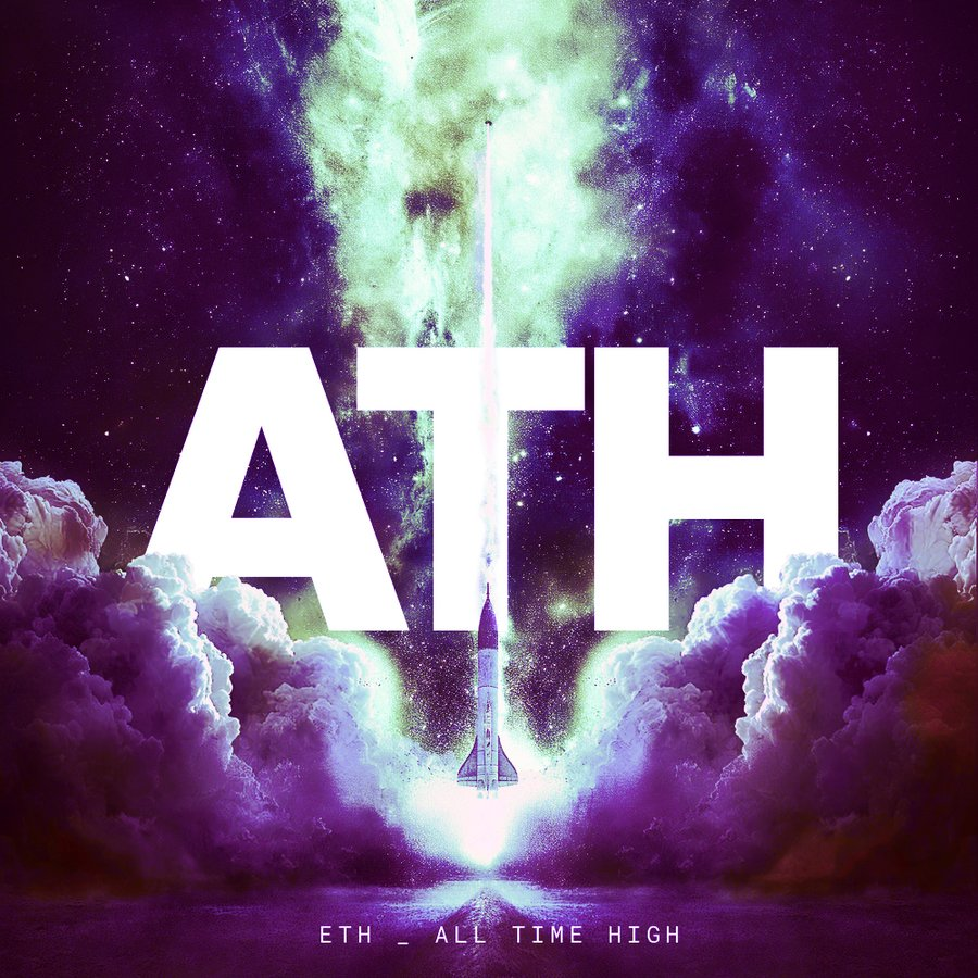 The summer of ATHs continues with another atmosphere breach from ETH!   

How high can we go??