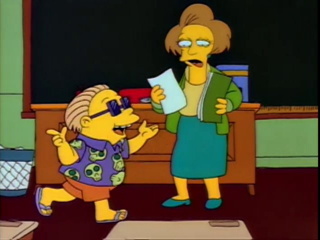 SimpsonsFiles's tweet image. Later, Mrs. K.