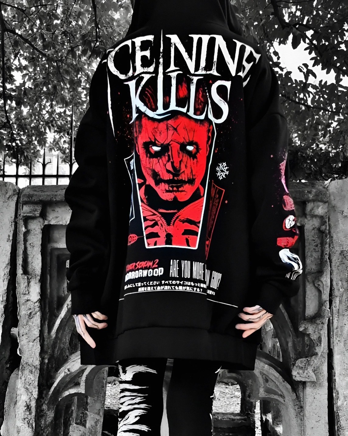 ステミレイツ×激Rockコラボパーカー ステミレイツ×NOT COMMON SENSE×GEKIROCK CLOTHINGコラボ
