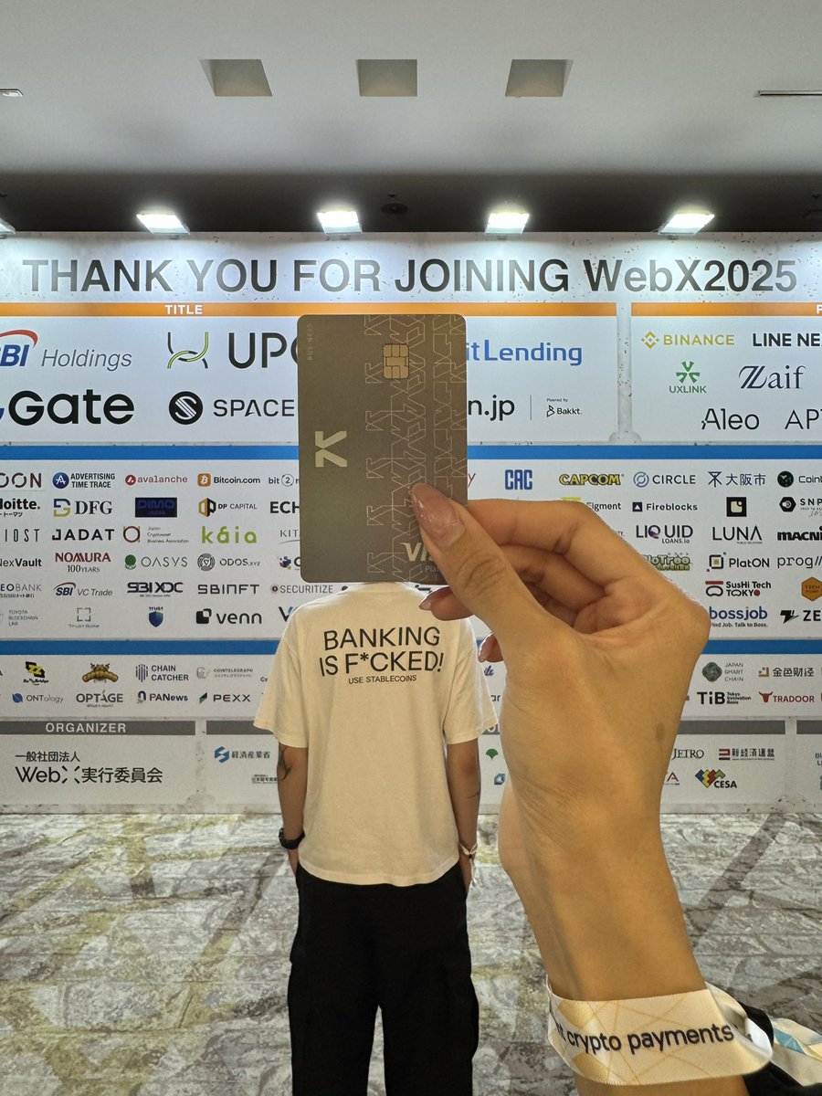 Konnichiwa! We’re at WebX Tokyo 🇯🇵

Find us and claim your 50% OFF coupon code for the physical <a href="/KASTcard/">KAST</a> - only available today 👀