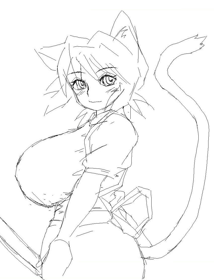 @vrkdh せめてものお返しにと描いたVR子 