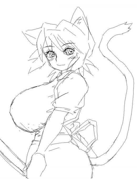 @vrkdh せめてものお返しにと描いたVR子 