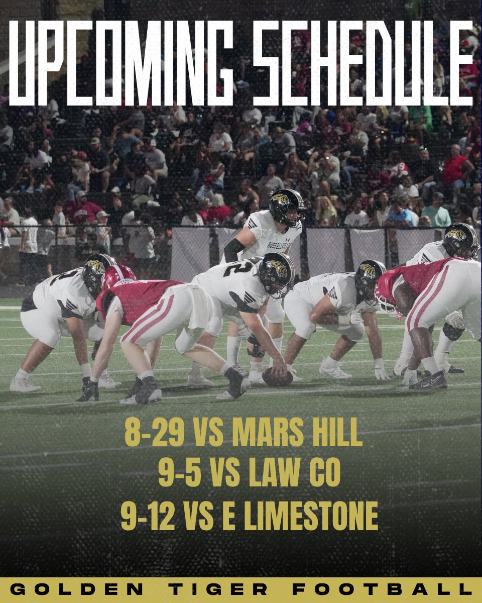 Russellville Golden Tiger Football tweet media