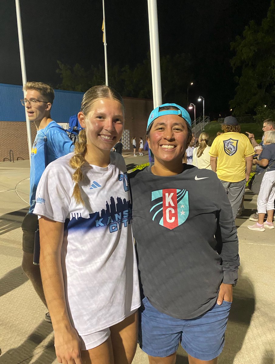 Had the honor of watching @lydiasafly and @kcrooswsoccer play a great game tonight. Proud of the hustle and skills you brought to the field today Safly!