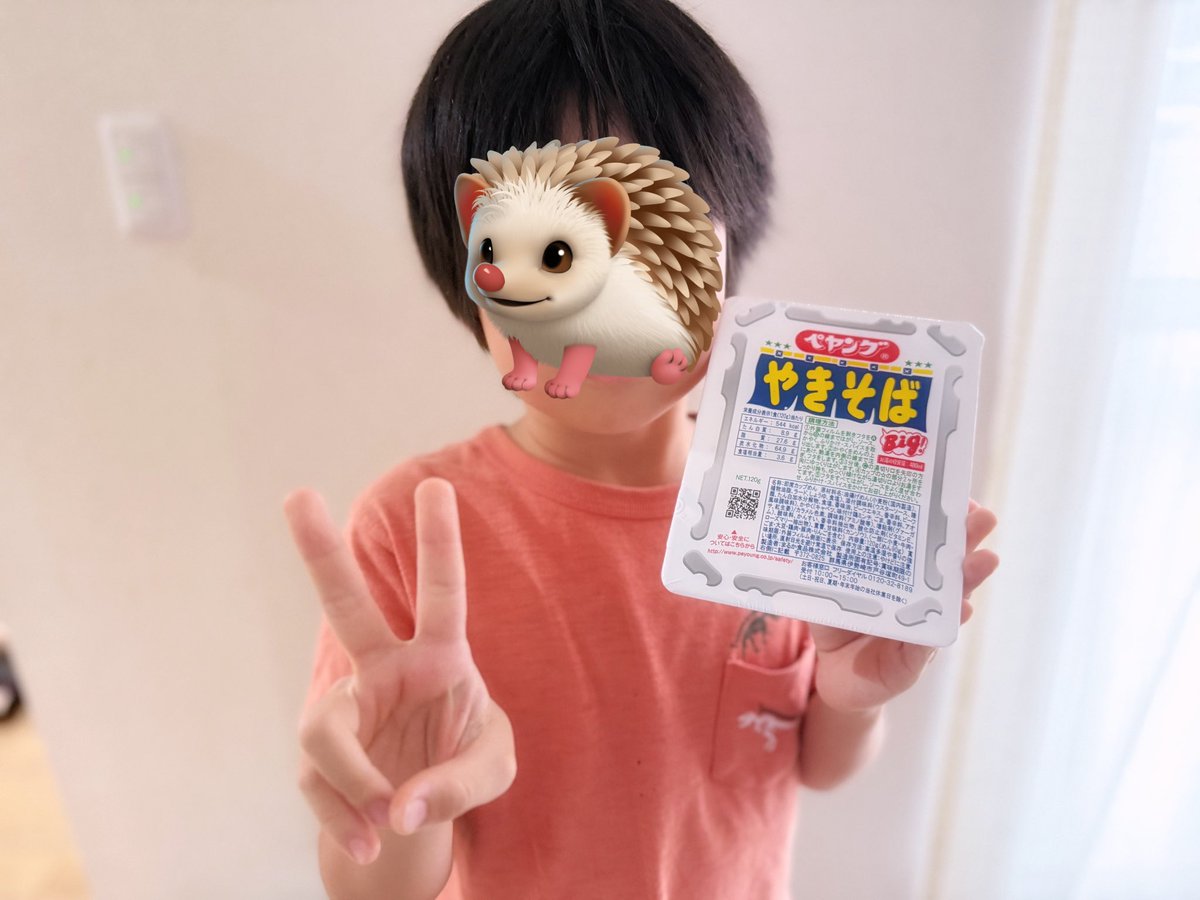 朝配信しとる間に上の子は部活のお友達とスポーツセンターにバドミントンしにいって、お昼前に帰ってきて健康的でよい🏸✧︎*

下の子は念願のペヤングデビューで嬉しそう( ◜▿◝ )

#夏休み