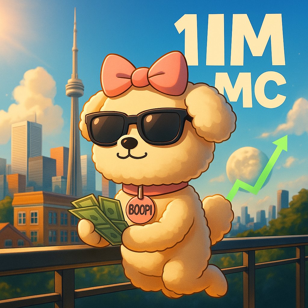 $BOOPI MFERS!!🐶

SEND $BOOPI TO 1M MC MFERS!!🐶🚀📈
GRAB A BAG NOW MFERS!!🚀🚀🚀

#BOOPI $BOOPI
