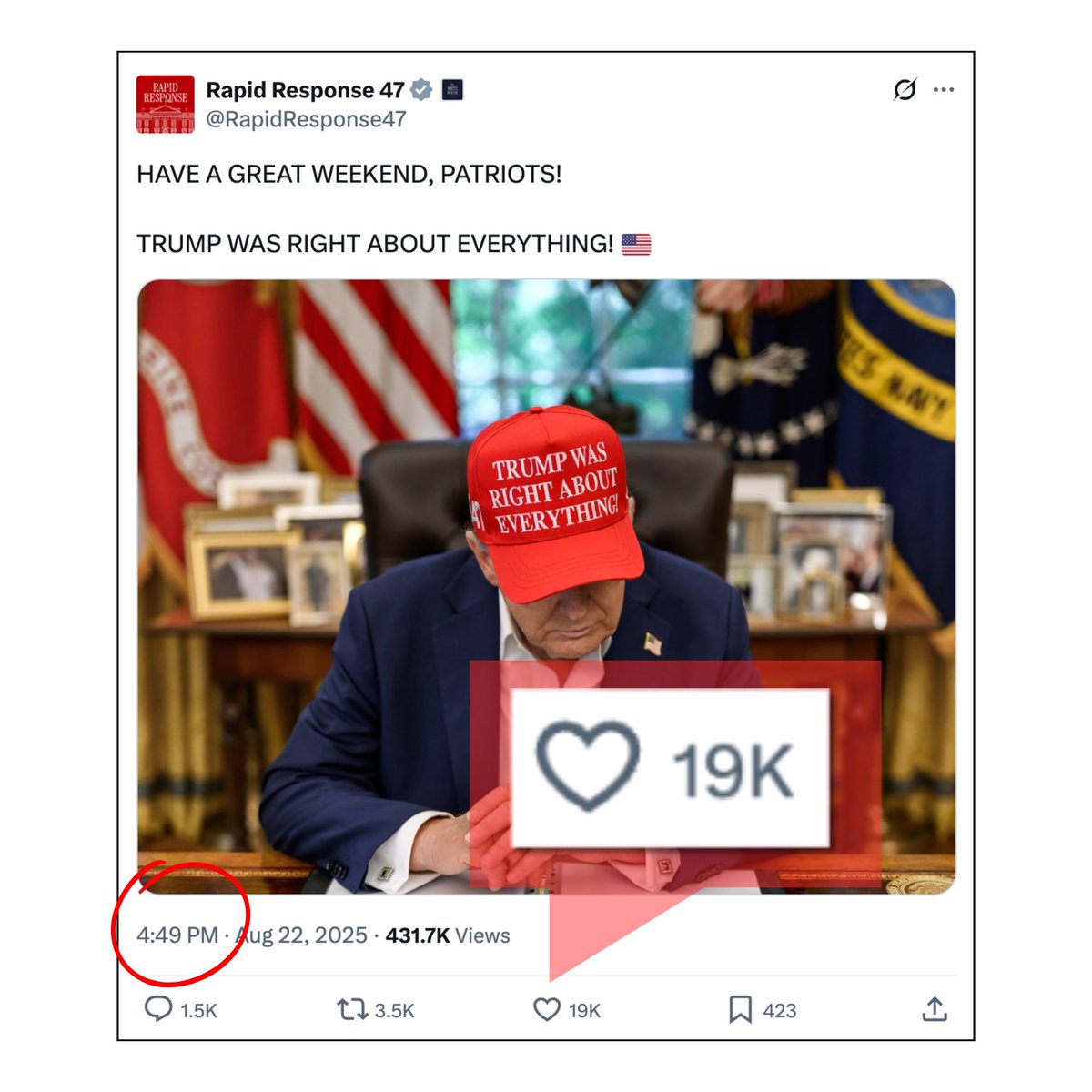 VOTES ARE IN: Patriots have better weekends than MAGA! 🇺🇸