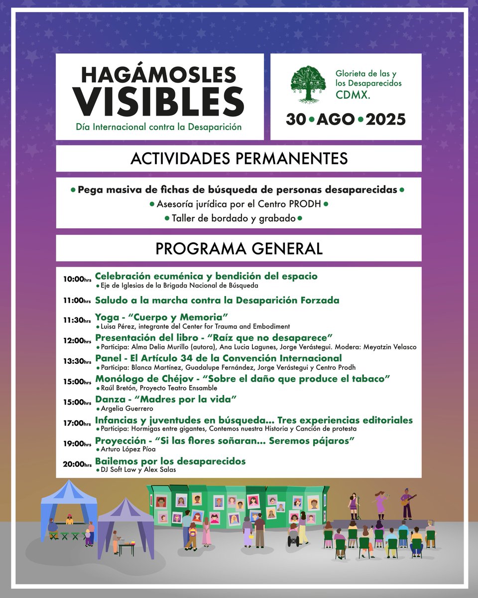 Glorieta de las y los Desaparecidos tweet media