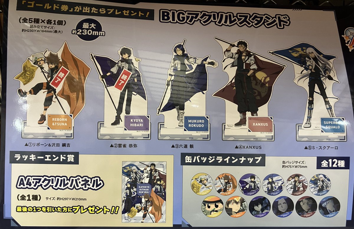 レア リボーン スクアーロ 六角形 缶バッジ J-WORLD リボーン スクアーロ 六角形缶バッジ J-WORLD その1 - メルカリ