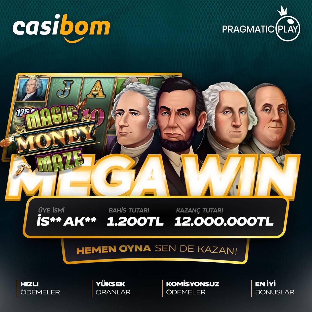 Casibom 🎤 Oyuncuların buluşma noktası ve kazanç merkezi Sende gel hadi ! 

Casibom Katılmak için:  

t.ly/Casibom-Gir

#Casibom