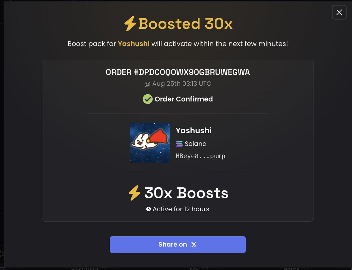 Boost for $Yashushi

Early $Labubu vibes,