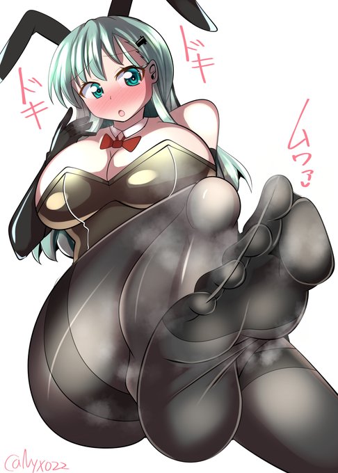 まだだ…まだバニー氏の日は…終わらない…! 
#バニーっ娘の日 #艦々バニー 