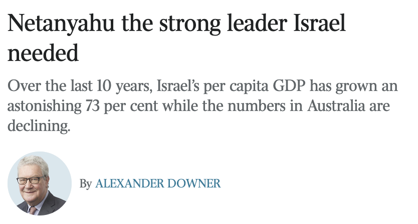 sometimes you think you've already heard the worst possible take on a subject. and then you click on over to The Australian and become so humbled