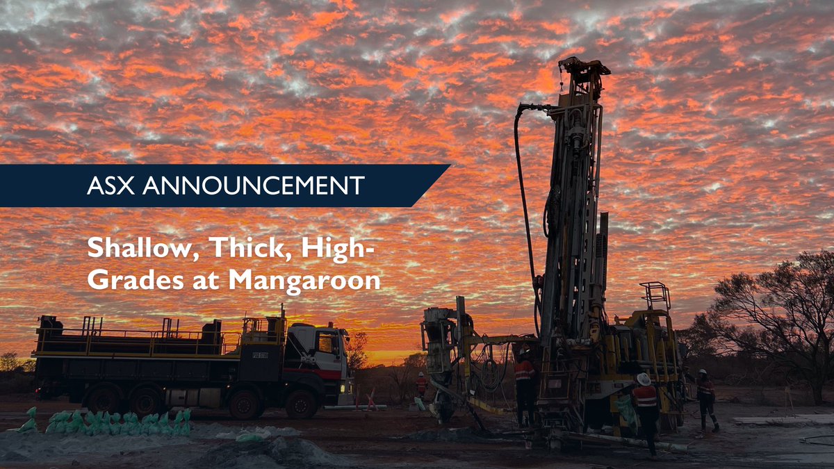 Latest #drilling at Star of Mangaroon has returned standout hits, including 8m @ 16.2 g/t Au from just 20m.

Add to that, the first-ever drilling at Lesgo hitting #gold and #silver. 

Read more: dreadnoughtresources.com.au/announcements/….